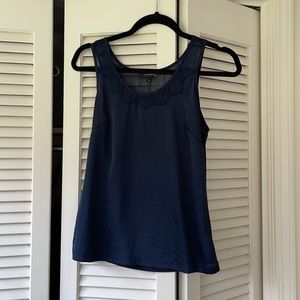 THE LIMITED Navy dress top